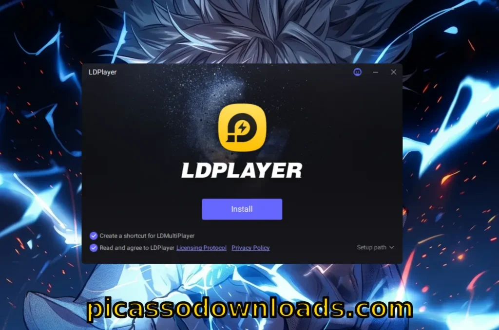 LDPlayer installer screen