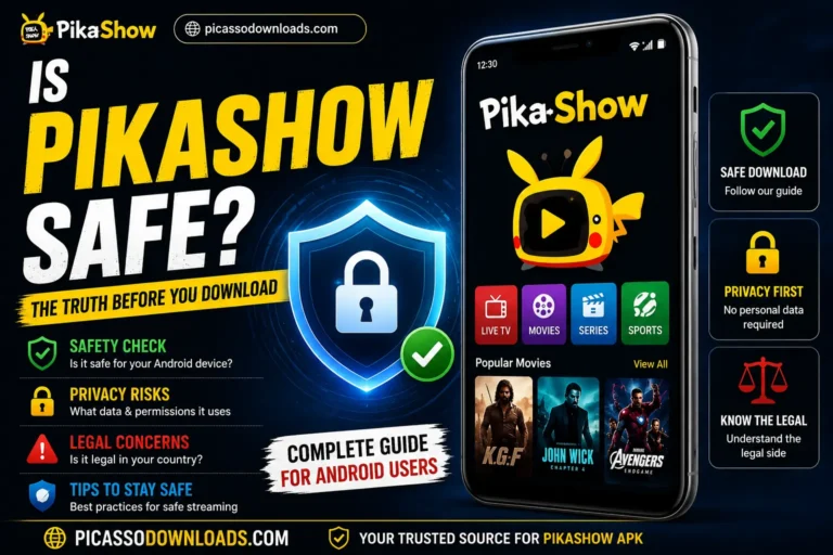 Is PikaShow Safe (2026) 7 Is Pikashow Safe? Complete Android Safety Guide with Security, Privacy, and Legal Information
