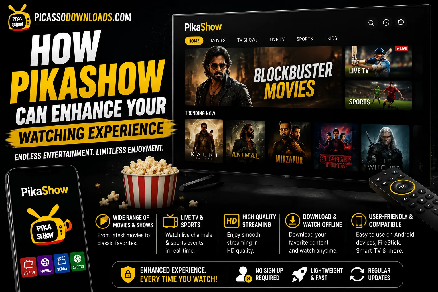 How Pikashow Can Enhance Your Watching Experience with HD Streaming and Live Entertainment