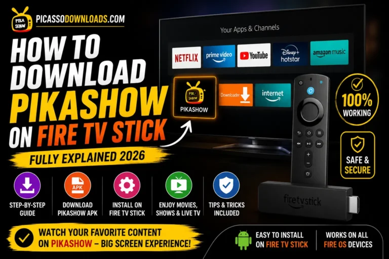 How to Download Pikashow on Fire TV Stick? Fully Explained 2026 6 How to Download Pikashow on Fire TV Stick – Complete Installation Guide
