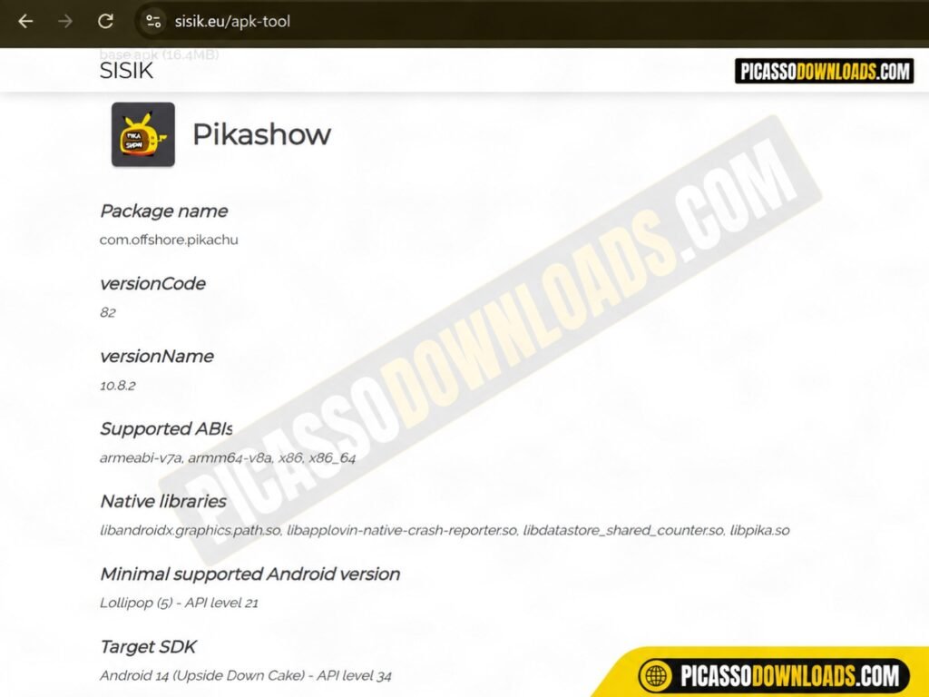 pikashow-apk-v82-security-test-sisik-bevigil-results