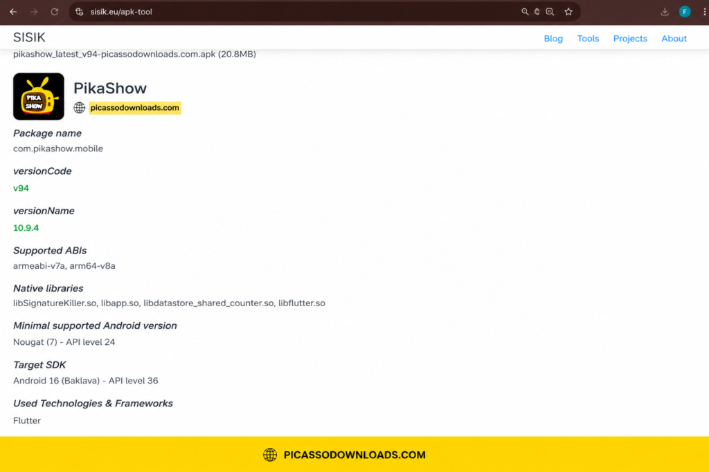 Pikashow APK v94 Security Test: Is the Latest Version Safe? 2 Pikashow APK v94 verification test